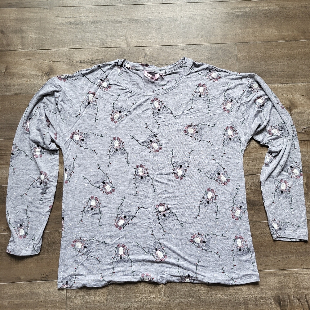 Pajama Set With Koala Pattern - Picture 2 of 5